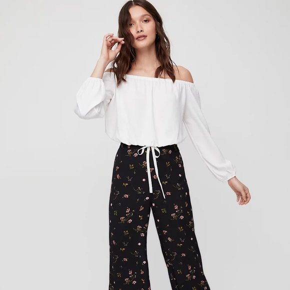 Aritzia Wifred Eleanora off-the-shoulder blouse | Size M - Picture 2 of 5